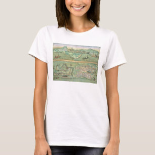 Map of Candia and Corfu, from 'Civitates Orbis Ter T-Shirt