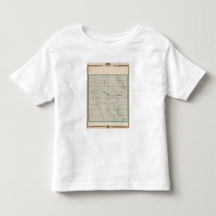 Map of Carroll County, State of Iowa Toddler T-Shirt