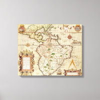 Map of Central and South America