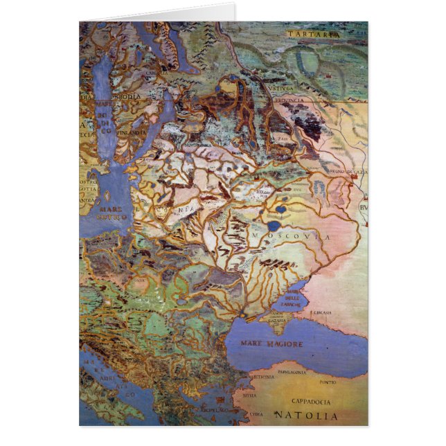 Map of Central Europe (Front)
