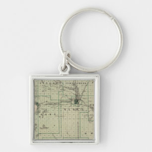 Map of Cerro Gordo County, State of Iowa Key Ring