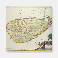 Map of Ceylon according to Nicolas Visscher