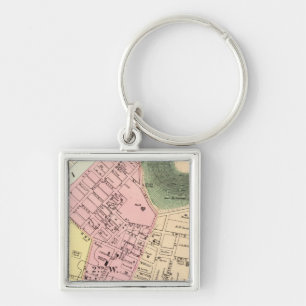 Map of Charleston, West Virginia Key Ring