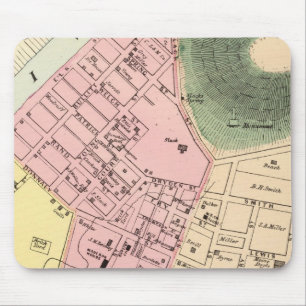 Map of Charleston, West Virginia Mouse Mat