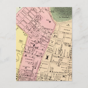 Map of Charleston, West Virginia Postcard