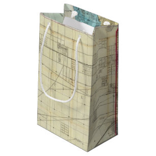 Map of Chicago Small Gift Bag