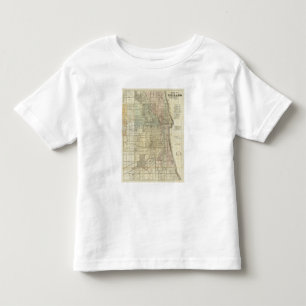 Map Of Chicago Toddler T-Shirt