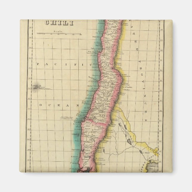 Map Of Chilli Magnet (Front)