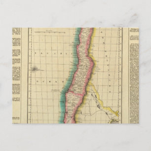 Map Of Chilli Postcard