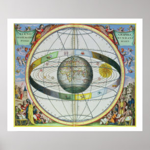 Map of Christian Constellations, from 'The Celesti Poster