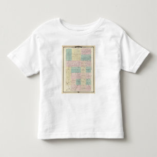 Map of Clark County, State of Wisconsin Toddler T-Shirt