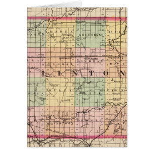 Map of Clinton County, Michigan