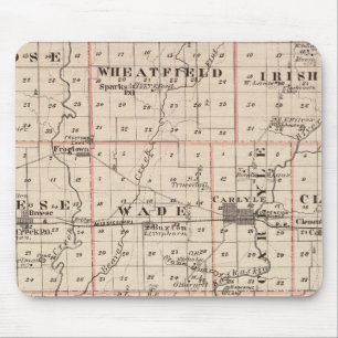 Map of Clinton County Mouse Mat