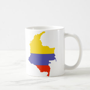 Map of Colombia Coffee Mug