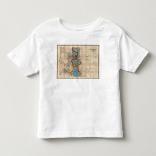 Map of Colorado Territory Toddler T-Shirt