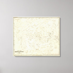 Map of Constellations 2 Canvas Print