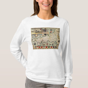 Map of Cornwall T-Shirt