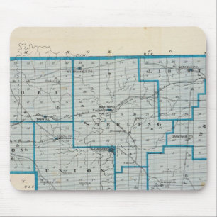 Map of Crawford County Mouse Mat