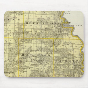Map of Crawford County, Robinson Mouse Mat