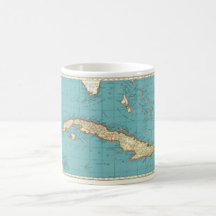 Map of Cuba Coffee Mug