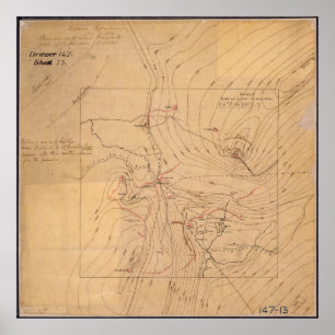 Map of Cumberland Gap Poster