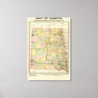Map of Dakota