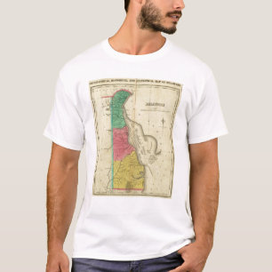 Map Of Delaware T-Shirt