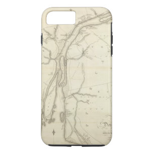 Map of Detroit River iPhone 8 Plus/7 Plus Case