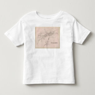 Map of Eatontown, New Jersey Toddler T-Shirt