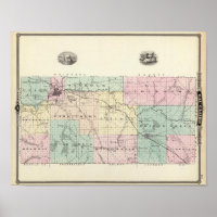 Map of Eau Claire County, State of Wisconsin