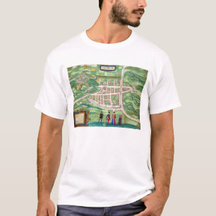 Map of Edinburgh, from 'Civitates Orbis Terrarum' T-Shirt