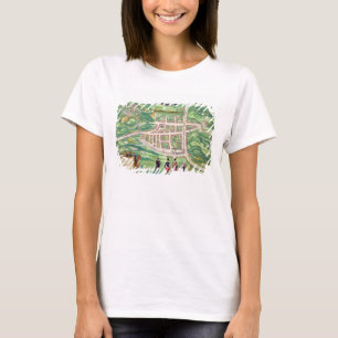 Map of Edinburgh, from 'Civitates Orbis Terrarum' T-Shirt