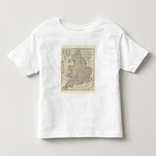 Map of England and Wales Toddler T-Shirt
