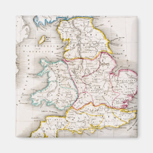 Map of England Britannia Antiqua Magnet