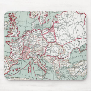 MAP OF EUROPE, 12th CENTURY Mouse Mat