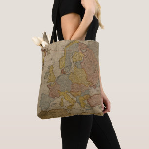 Map of Europe   1700 Tote Bag