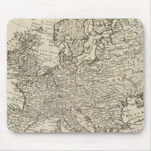 Map of Europe 3 Mouse Mat