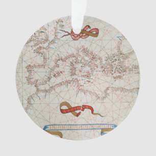 Map of Europe & Coasts of North Africa Ornament