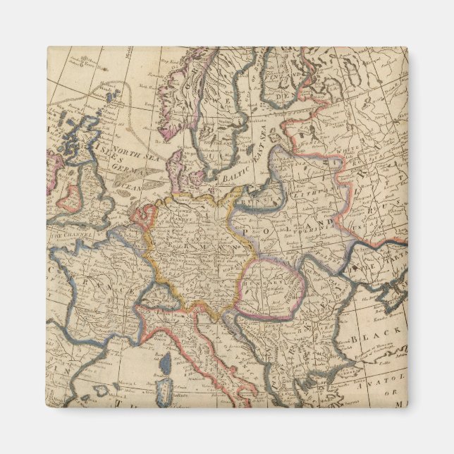 Map of Europe Magnet (Front)