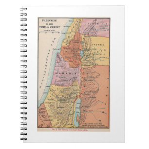 Map of Events in Jesus Christs Early Life Notebook