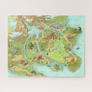 Map of Every MMORPG jigsaw puzzle