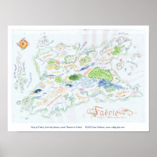 Map of Faërie Poster