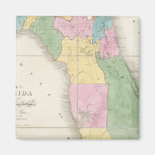Map of Florida 2 Magnet