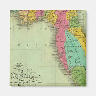 Map of Florida Magnet