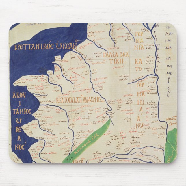 Map of France, from 'Geographia' Mouse Mat (Front)