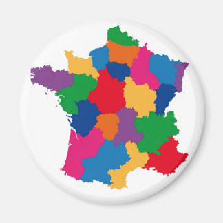 Map of France Magnet