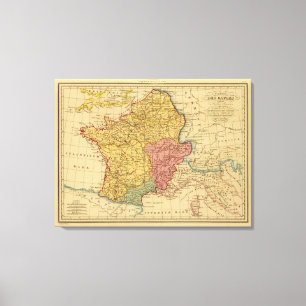 Map of Gaul Canvas Print