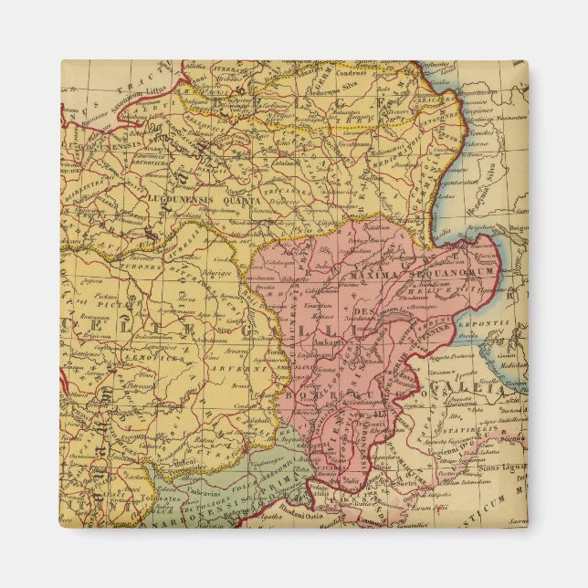 Map of Gaul Magnet (Front)