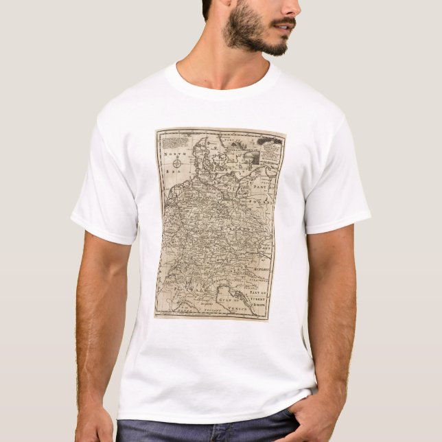 Map of Germany T-Shirt (Front)