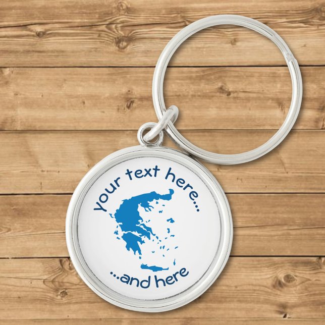 Map of Greece Key Ring (Creator Uploaded)